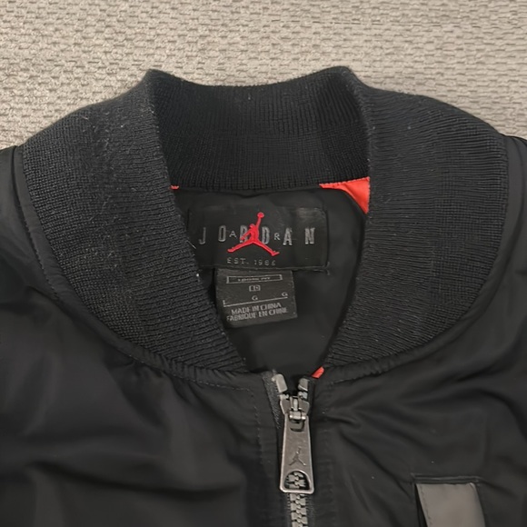 Jordan lined bomber jacket men’s size large - Picture 12 of 16